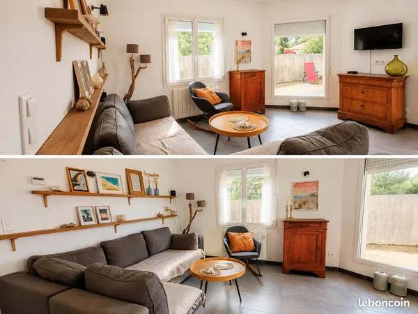 Maison meublée 90 m² - 3 chambres - Jardin clos - Biscarrosse