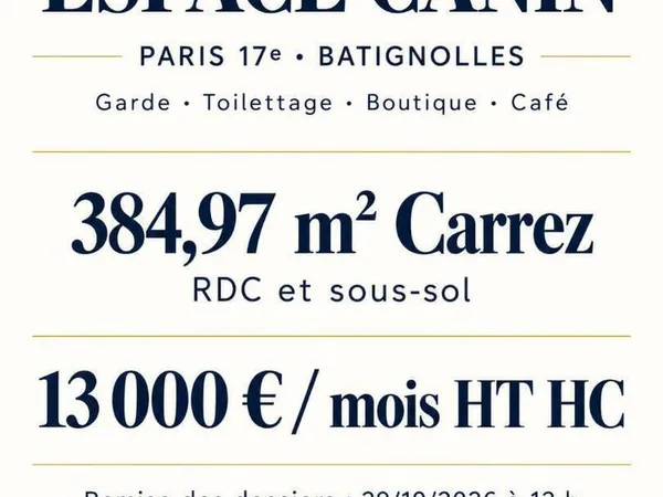 Boutique 385 m²
