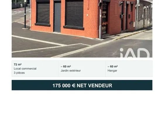 Local commercial à LOUER ou à VENDRE