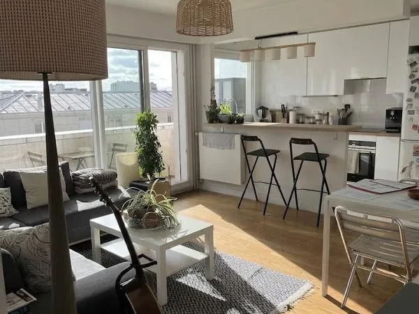 T2 Lille Euratech 50m2 balcon