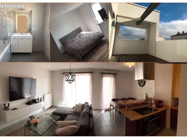 Duplex de 63 m² avec balcon, terrasse et garage fermé - Dijon Bourroches
