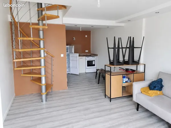 🏡 à louer - t3 meublé 55 m² avec jardin non clos - quistinic