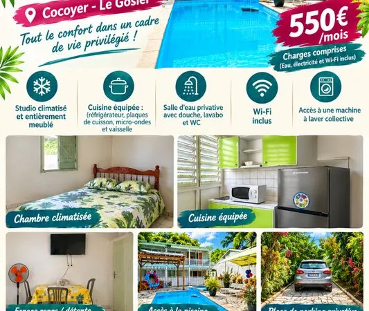 À LOUER - Charmant Studio Meublé de 20 m²
