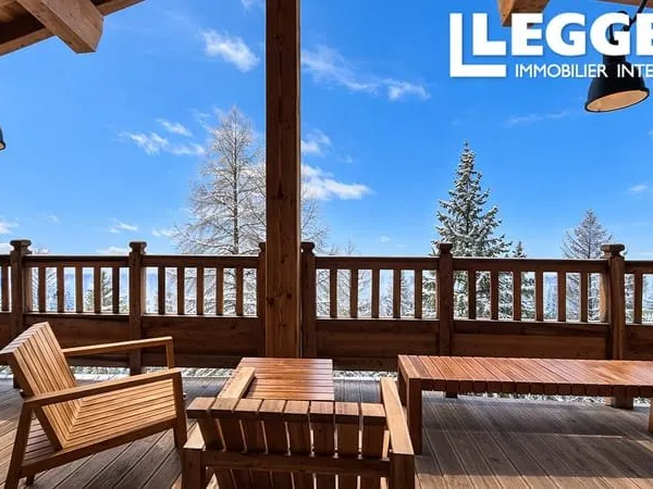 PENTHOUSE à vendre dans la station de ski de La Rosière, 4 chambres, grand balcon avec vue spectacul