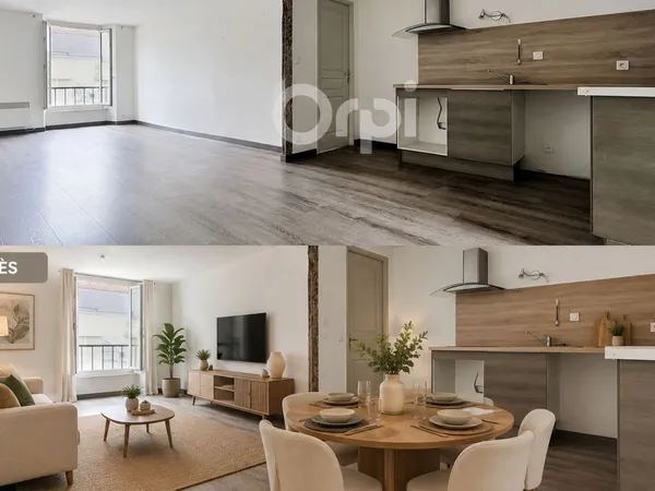 Appartement 2 pièces 62 m²