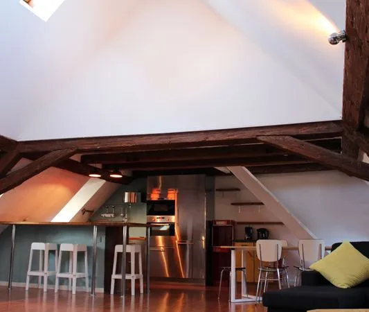 Loft, Quartier Gare/Centre, 890CC, 85m², Dispo nov, Rénové + clim