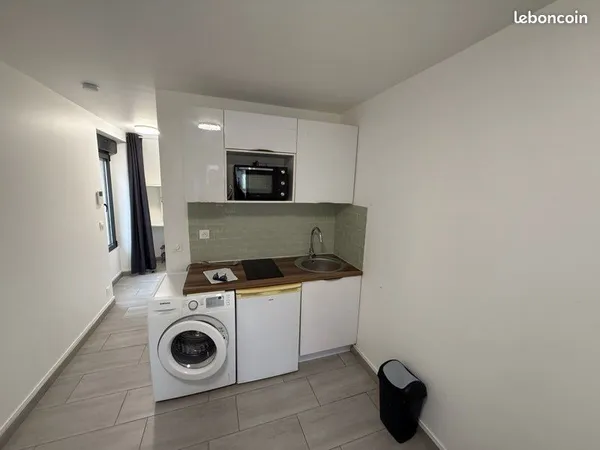 Studio meublé 21m2 - centre ville Herblay
