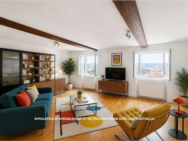 Lyon 1Er Dernier Étage Ascenseur 90 M² Utiles Vue Exceptionnelle