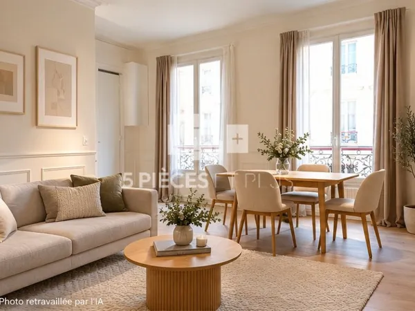 Appartement rénové 3 pièces 71 m²
