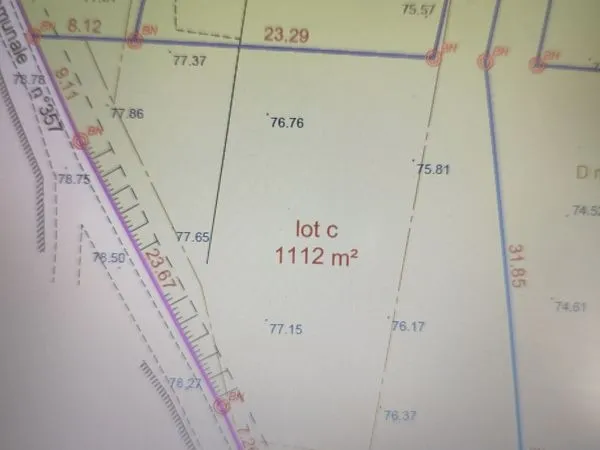 Terrain 1112 m² Chinon