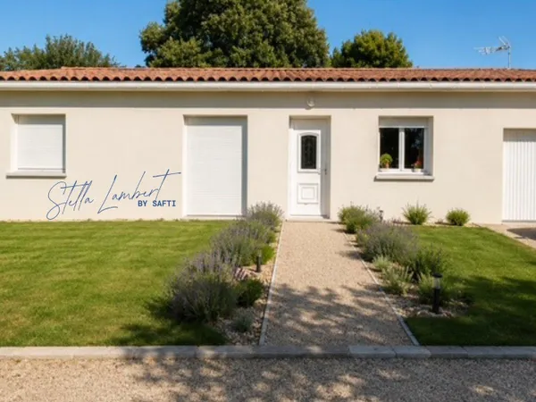 Maison contemporaine de plain-pied de 100 m² avec garage