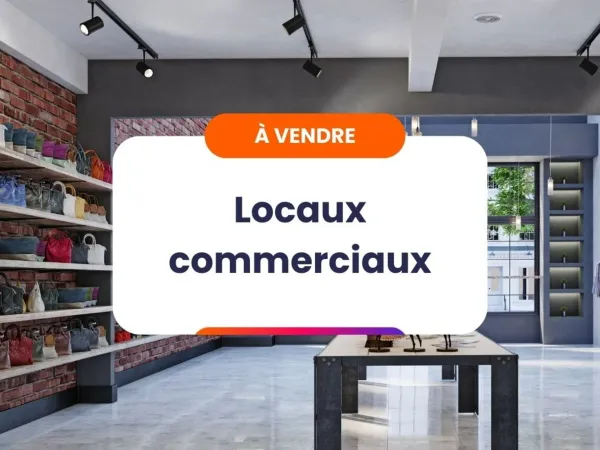 Hem proche centre - Local commercial de 147 m² avec réserve, bureaux et jardin - Emplacement visible