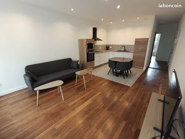 Bel appartement T3 meublé rénové (disponible de suite)