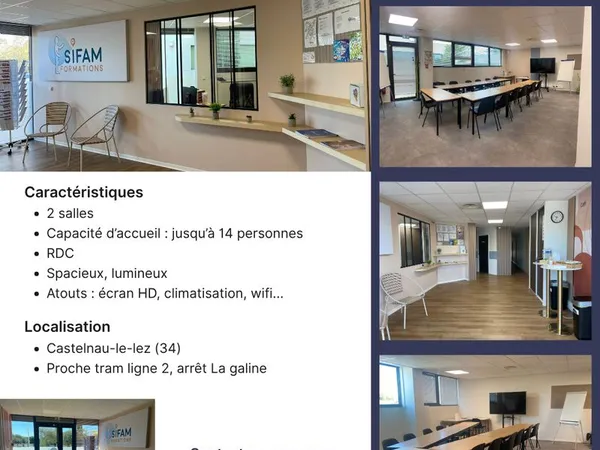 Location salle réunions, séminaires - Montpellier