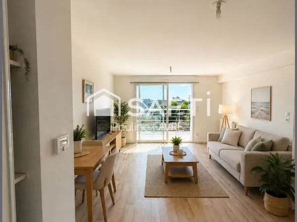 T2 avec balcon et deux stationnements à Dinard