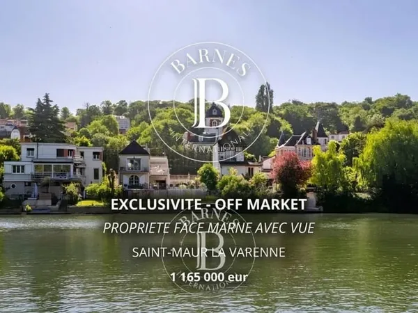 SAINT-MAUR - PROPRIETE FACE MARNE - LA VARENNE BORDS DE MARNE