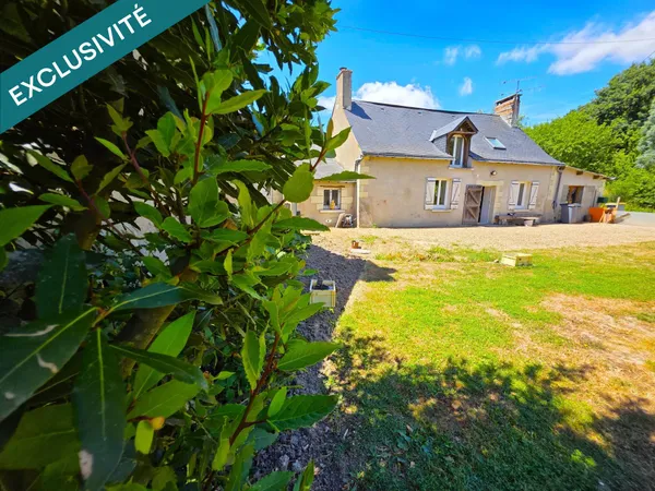 Maison de Campagne 3 chambres, dépendances, cave et terrain. Vie de plain-pied possible.