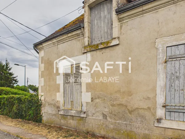 Maison à rénover avec terrain et dépendance
