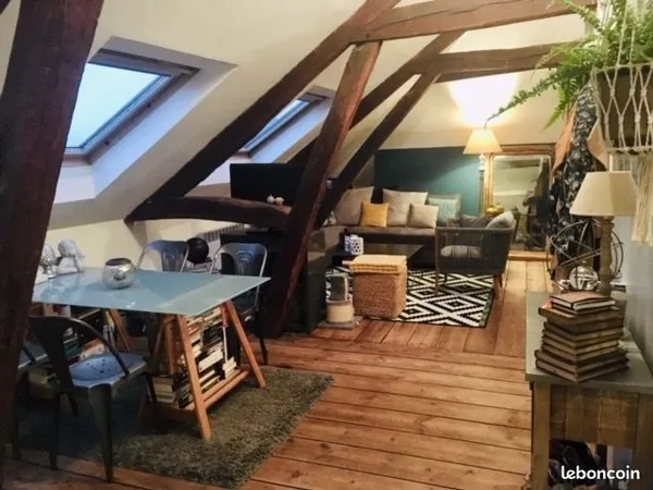 Beau loft Rouen quartier St Gervais