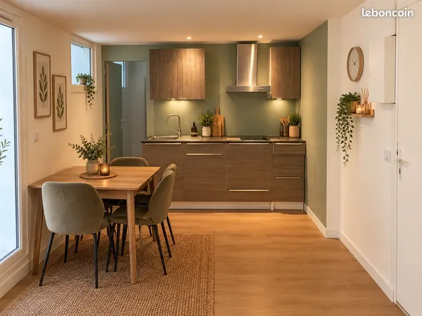 Appartement T2 35m2, intégralement rénové et isolé