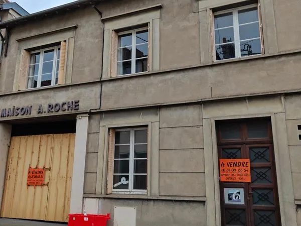 Le coup de coeur d'un artisan ou d'une famille : maison 80 m² de caractère + atelier à Montluçon