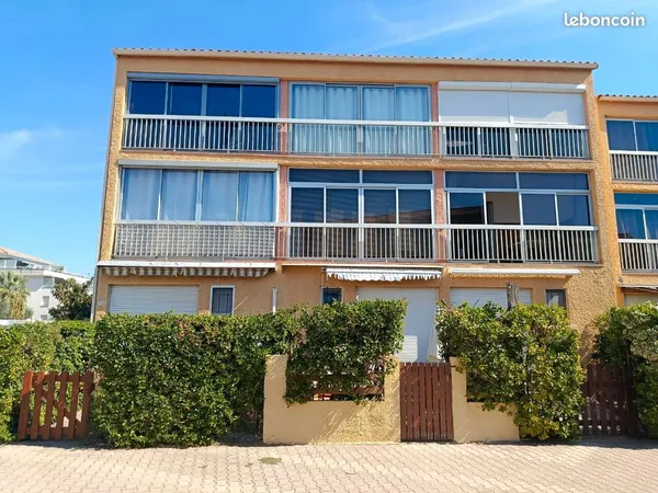 À vendre - Appartement T2 avec loggia de 9 m² à Valras-Plage