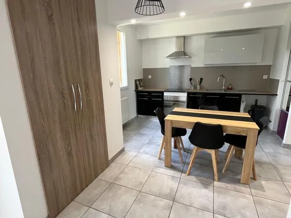 Location Appartement T2 de 50m² avec jardin privé clôturé