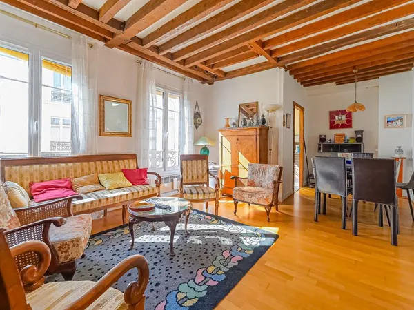 PARIS XI-4 PIECES 3 CHAMBRES TRAVERSANT EST/OUEST