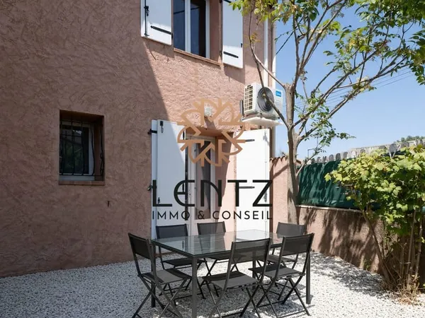 Maison mitoyenne meublée T3 de 51,01 m² avec terrasse