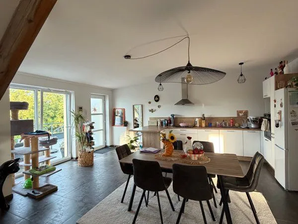 Appartement en attique F3 Bernwiller 70 m2H pour 82 m2 au sol