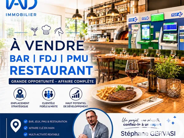 Bar, brasserie, tabac 260 m² Dourdan