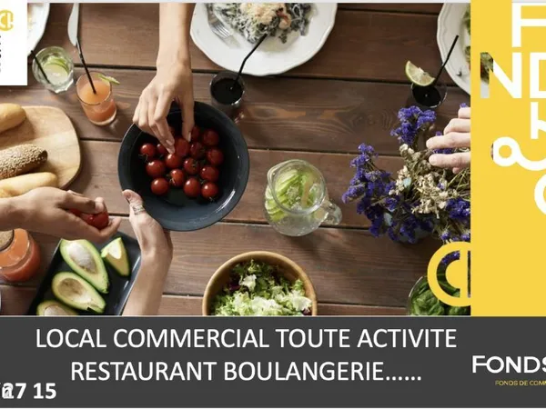 Local boulangerie, pâtisserie, bar 111 m²