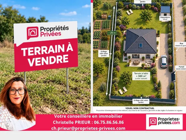 Terrain 380 m² Fagnieres