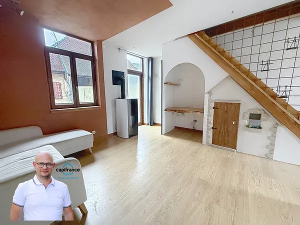 AOSTE - CENTRE-VILLE - T2 DUPLEX + PLATEAU À AMÉNAGER