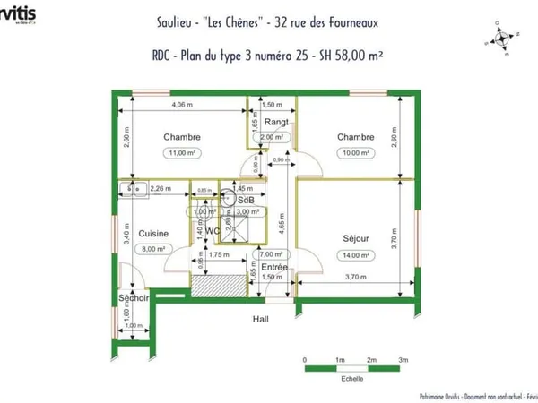 À louer - Appartement T3 à Saulieu