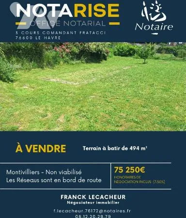 Terrain 494 m²