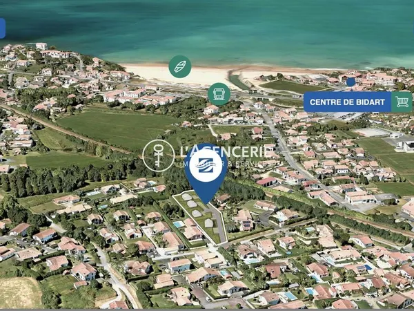 Terrain 570 m² Bidart