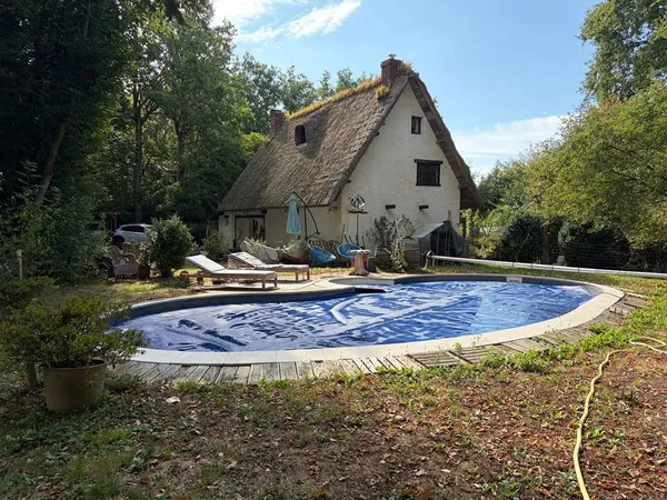 Vends chaumière - 115 m² - 5 pièces, 3 chambres - St Vincent Des Bois 27950