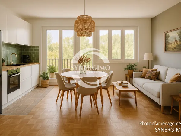 Appartement T1 de 41 m2 Talence, quartier Saint Genes