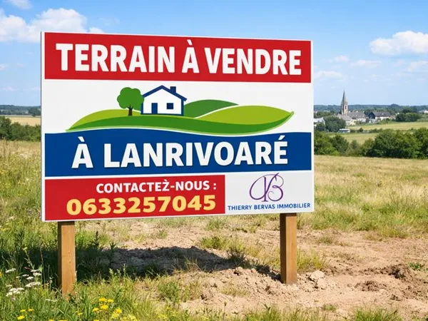 Terrain 619 m² Lanrivoaré