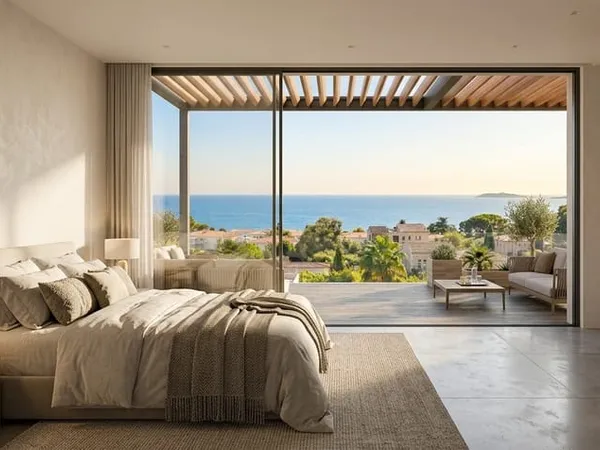 Antibes - Programme neuf 4 pièces avec vue mer, terrasse et parking
