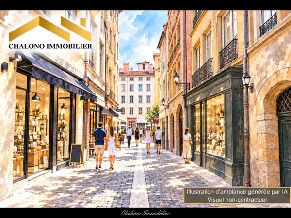 DEPT 69 - VIEUX LYON - CESSION DE BAIL COMMERCIAL - EMPLACEMENT À FORT PASSAGE