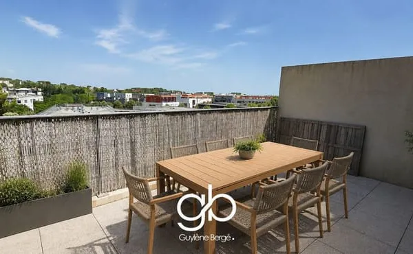 T4 Duplex Montpellier Malbosc : Dernier Étage, 2 Terrasses & Double Garage