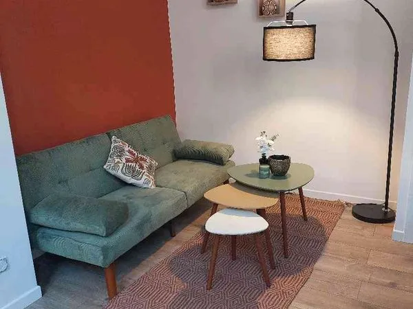 T2 meublé lumineux avec jardin