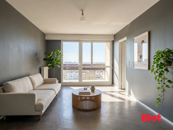 À VENDRE PAR BLOT IMMOBILIER - APPARTEMENT DERNIER ÉTAGE À BRÉQUIGNY AVEC UNE SUPERBE VUE