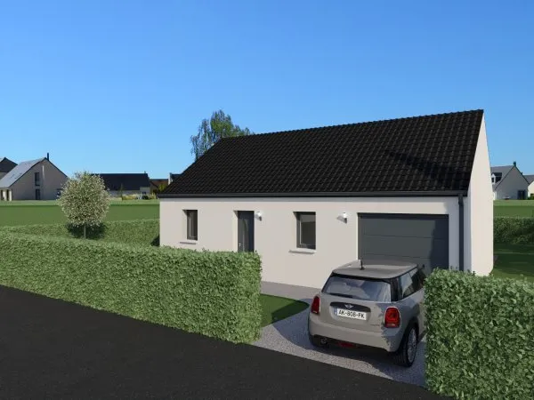 Terrain + maison 48 m²
