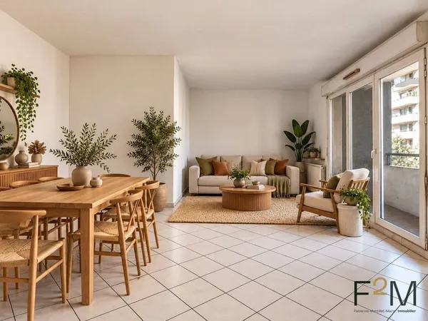 Appartement 3 pièces 64 m²
