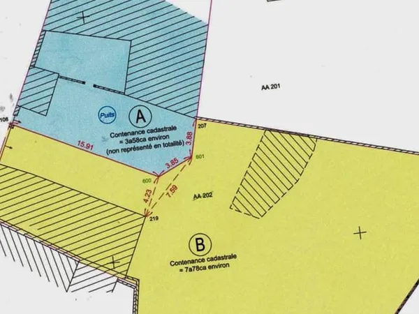 Terrain 776 m²