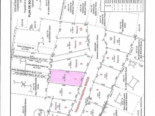 À VENDRE - TERRAIN À VENDRE DE 1 091 m² À SAILLAT SUR VIENNE