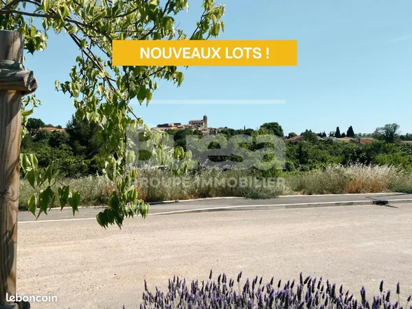 Nouveau Terrain à bâtir Corneilhan 34490